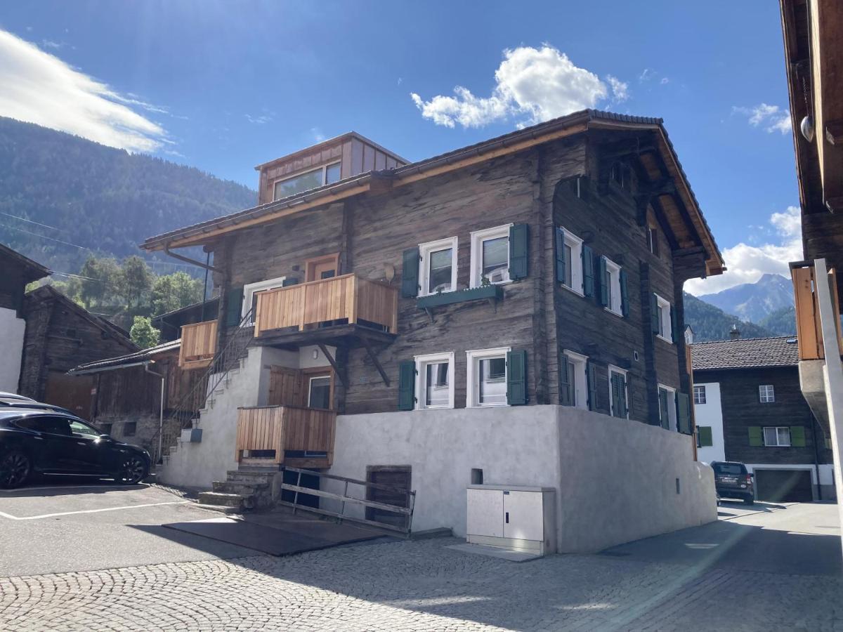 Ferienwohnung Dorfbrunnu Ried-Brig Dış mekan fotoğraf