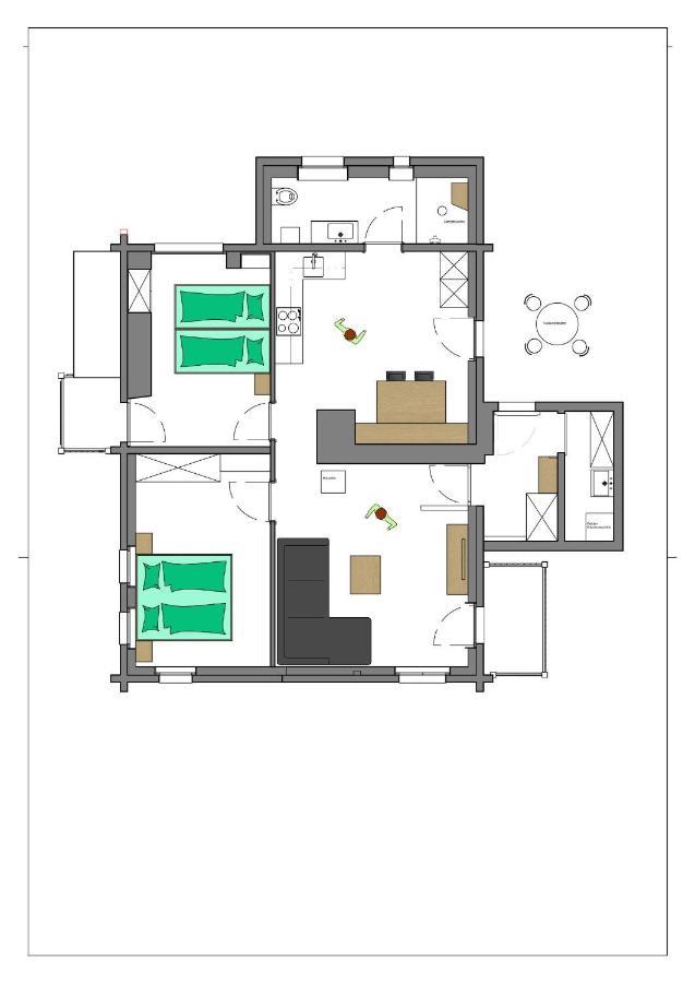 Ferienwohnung Dorfbrunnu Ried-Brig Dış mekan fotoğraf